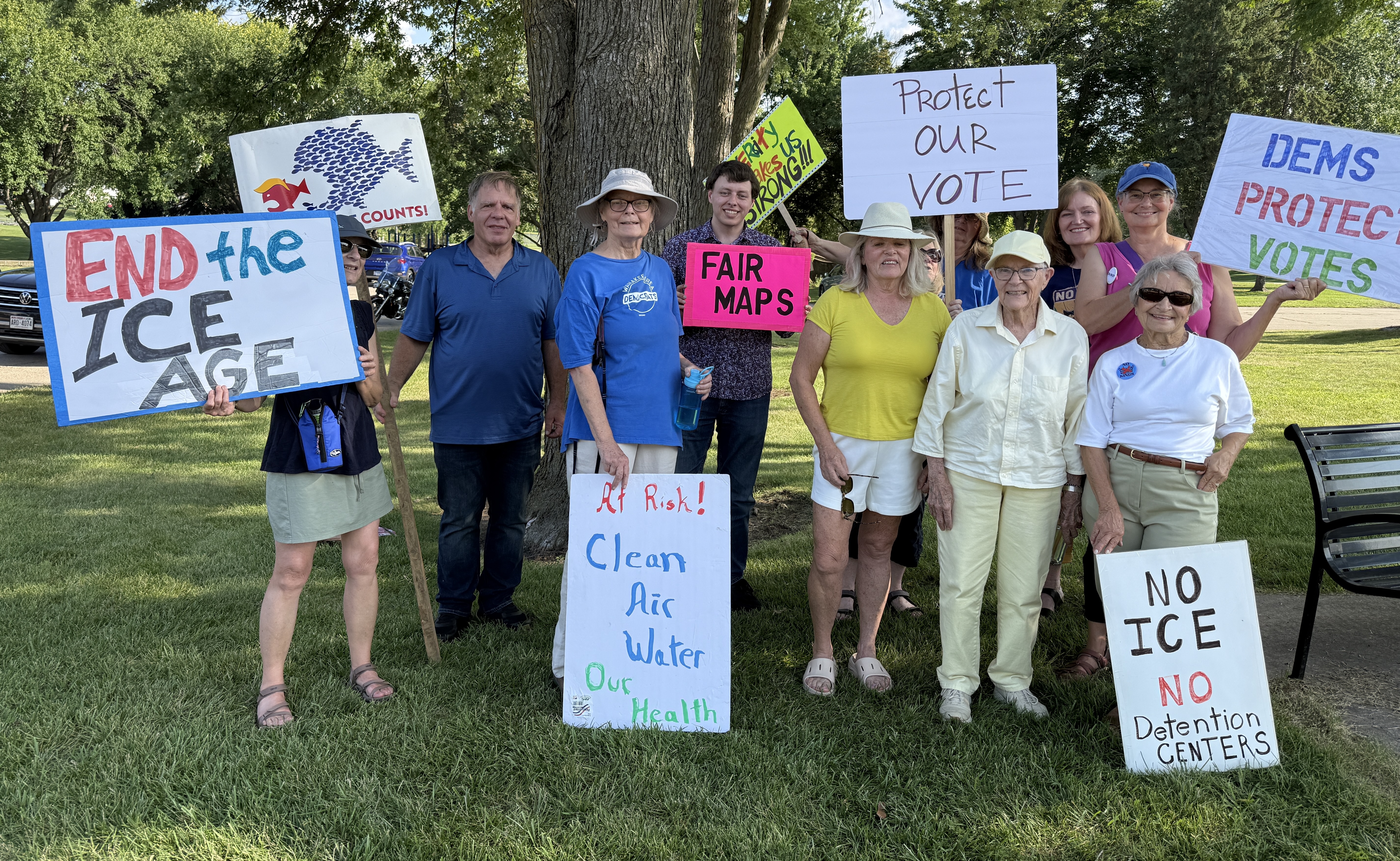 Waunakee Weekly Rally for Democracy and Free Speech image