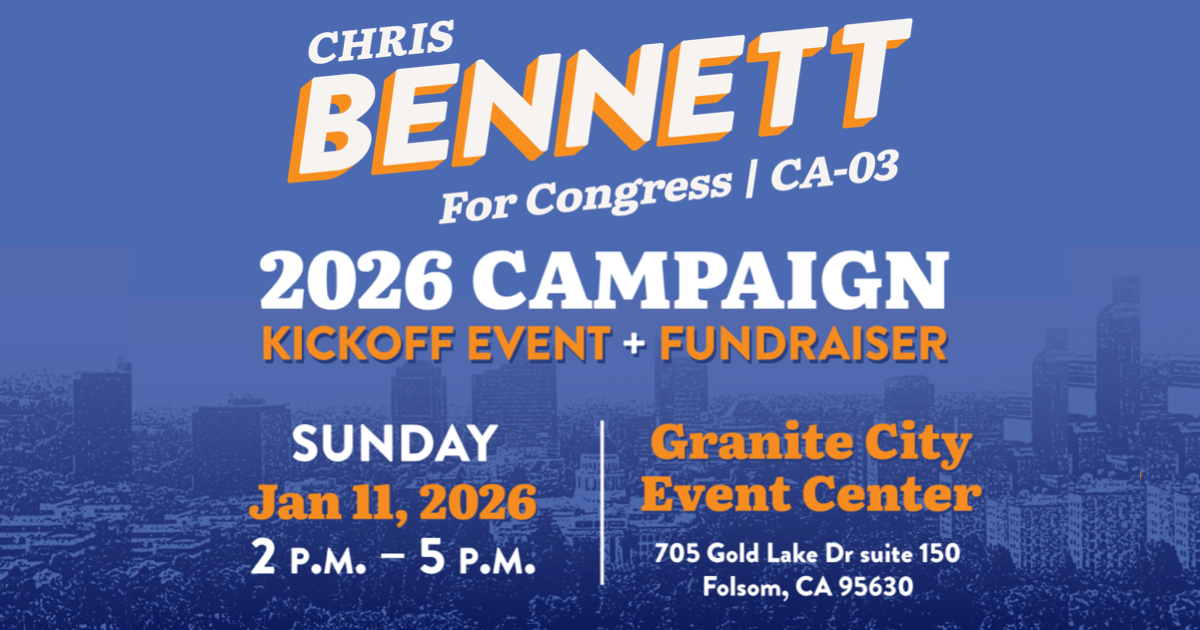 Chris Bennett Community Town Hall + Fundraiser organized by Chris Bennett for Congress