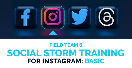 Basic Instagram Training for Social Storming with Field Team 6!
