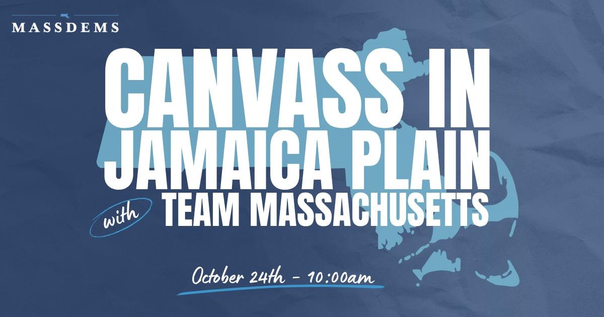 Canvass with Team Massachusetts in Jamaica Plain image