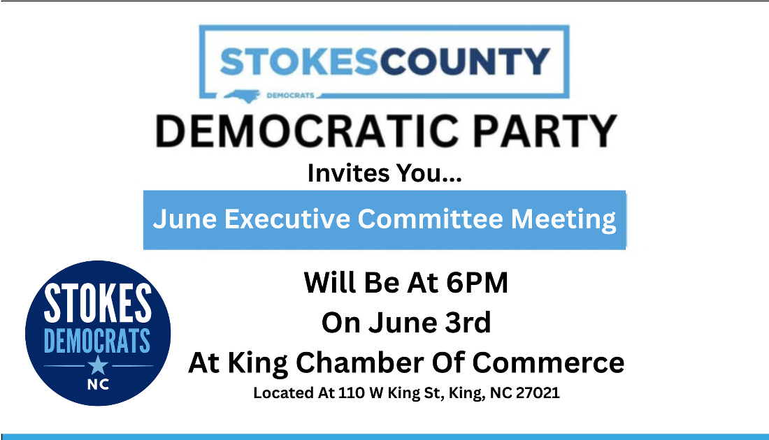 Stokes Dems June Executive Meeting