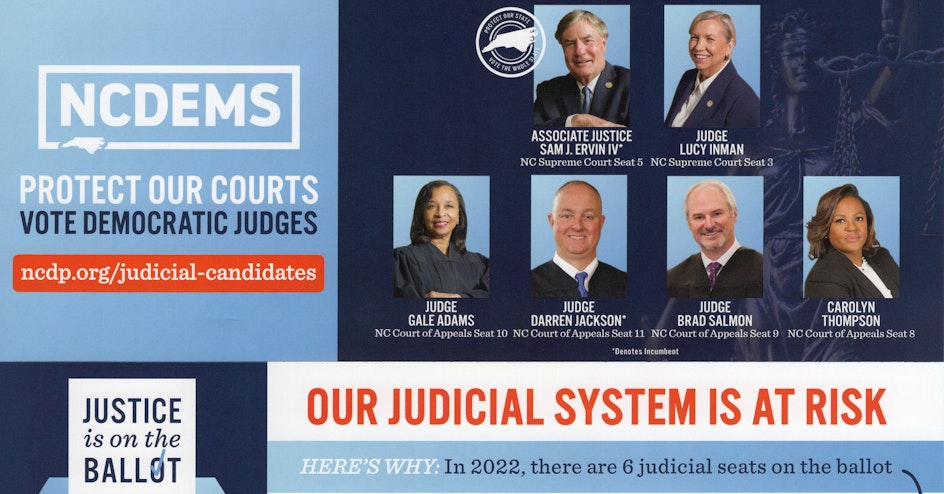 Sandhills Virtual Regional Judicial Town Hall organized by Moore County NC Democratic Party