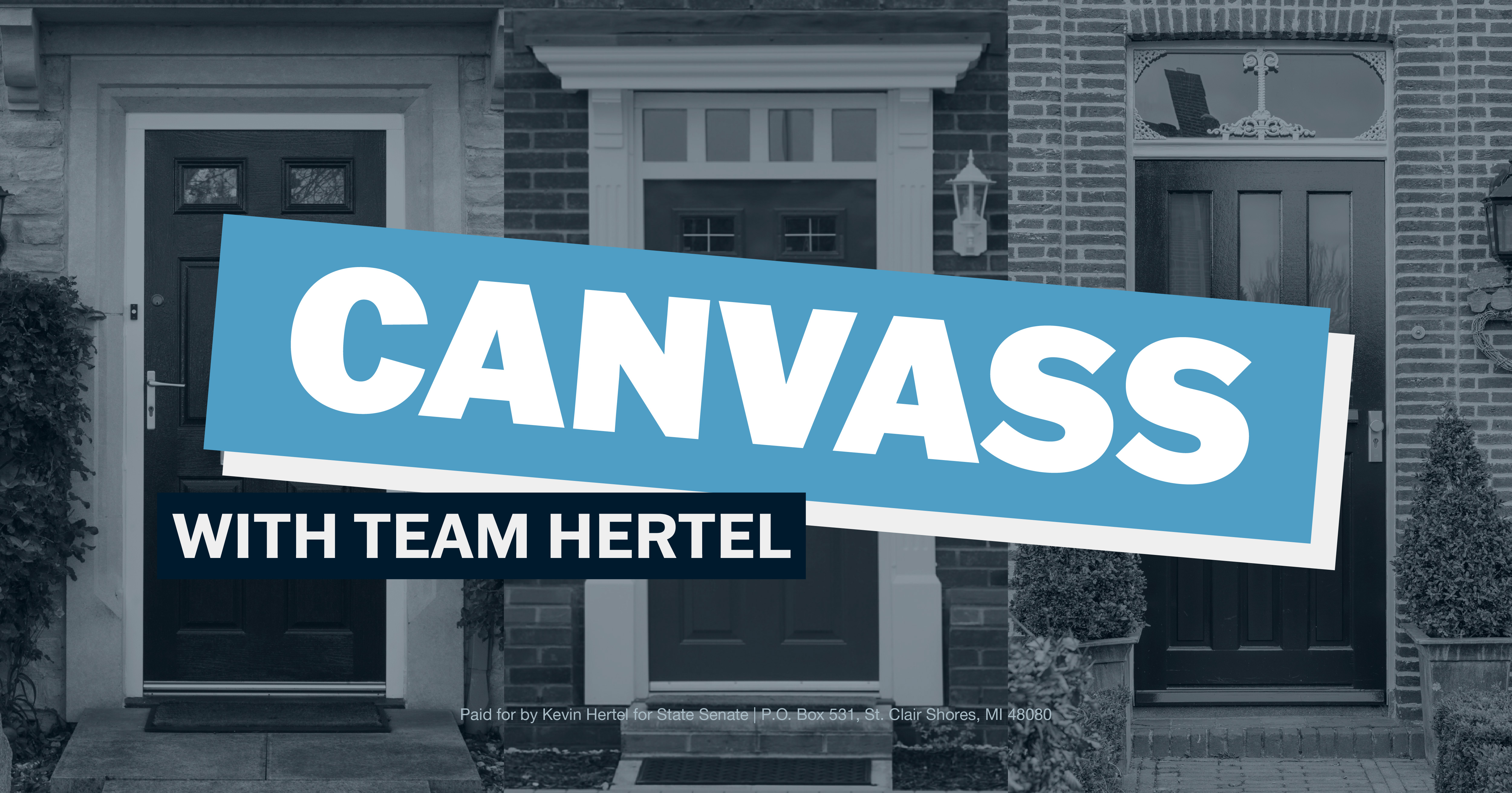 Canvass with Team Hertel image