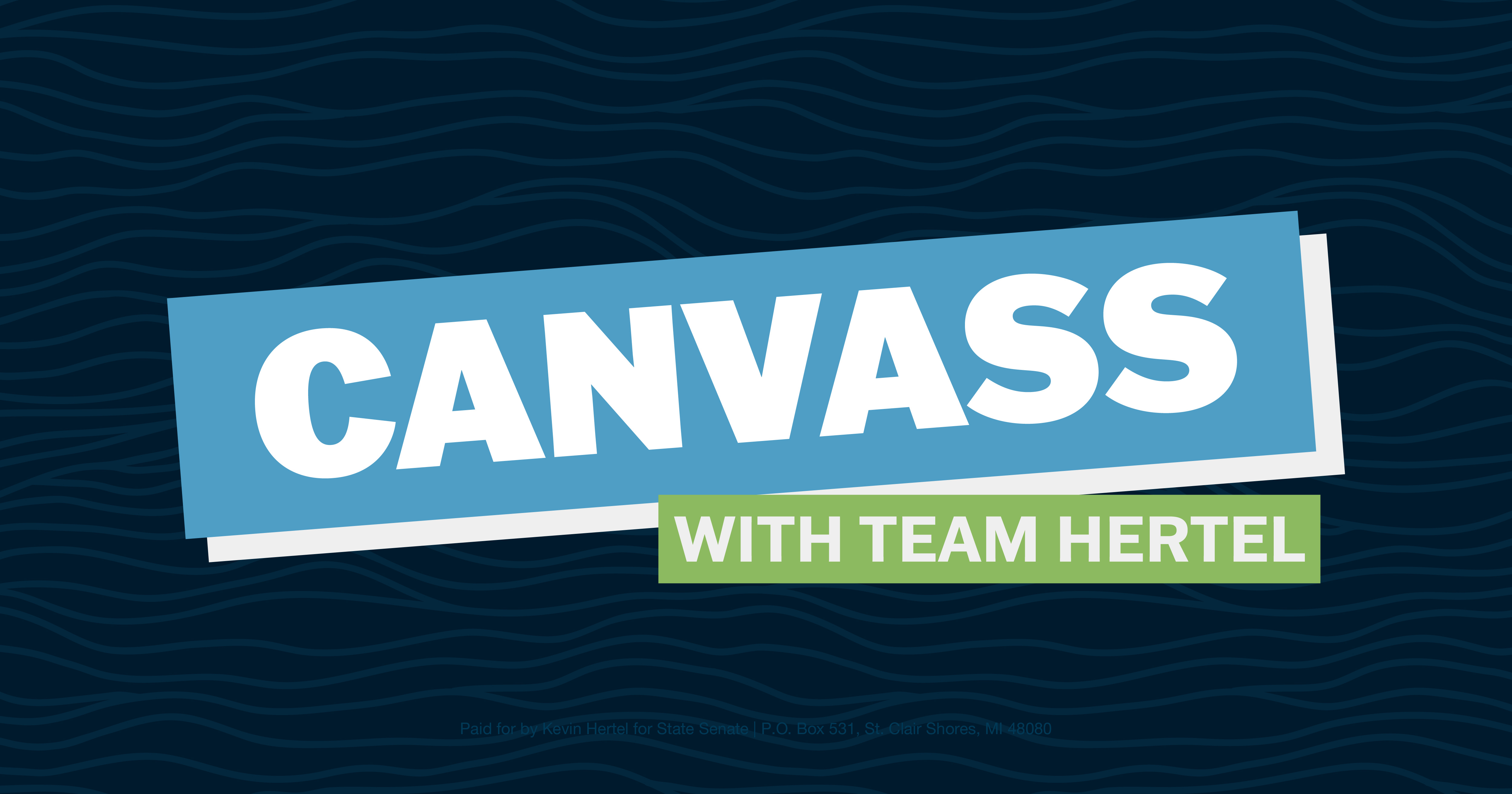 Canvass with Team Hertel image