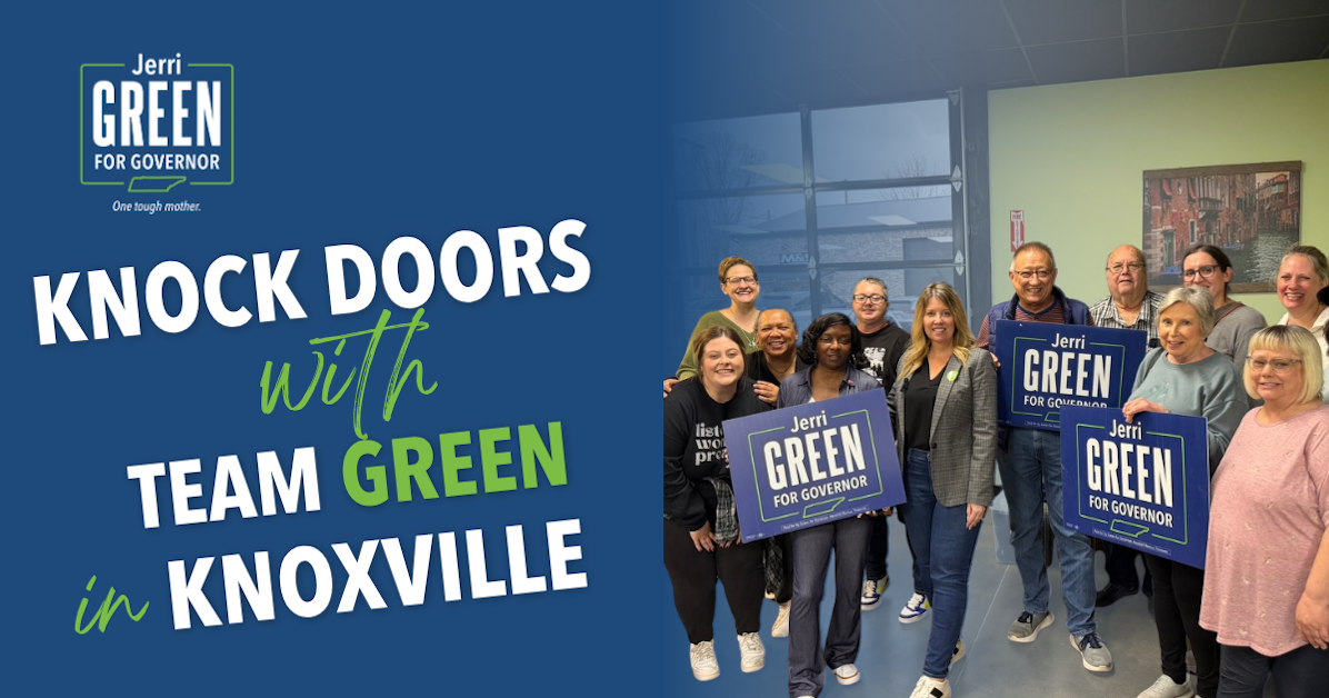 Canvass Launch for Jerri Green — Knox County · Jerri Green for Governor