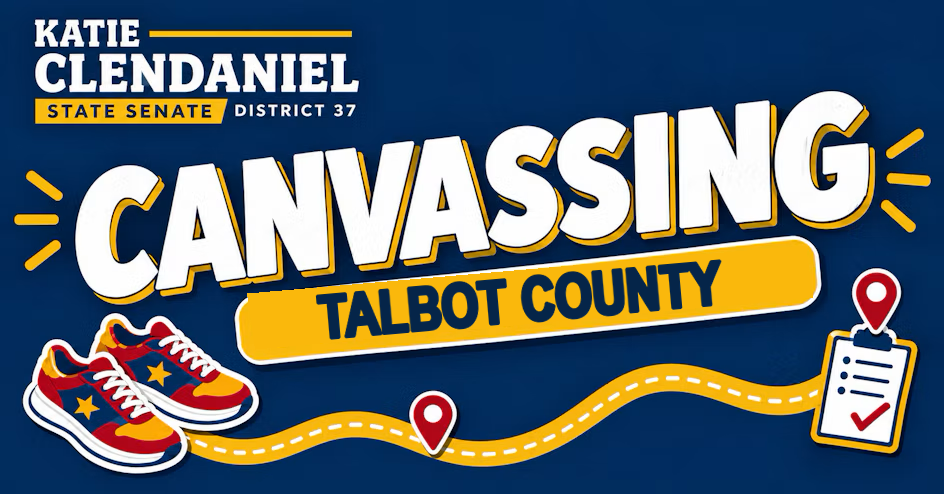 Talbot County Canvassing with Katie Clendaniel image