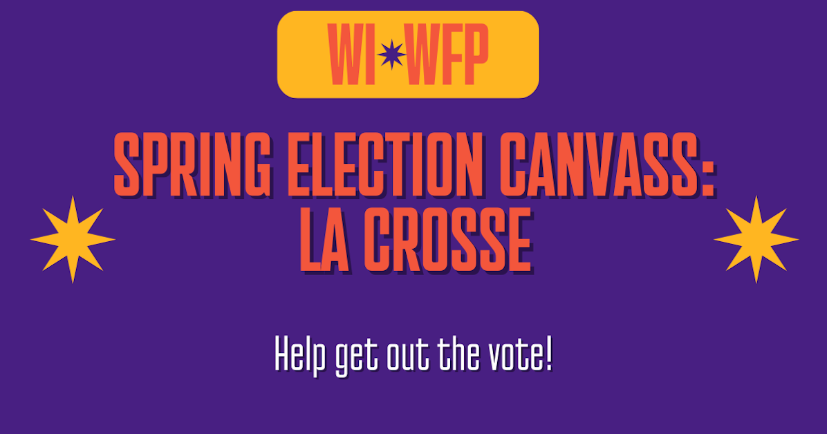WI Supreme Court Spring Election Volunteer Canvass with Working ...