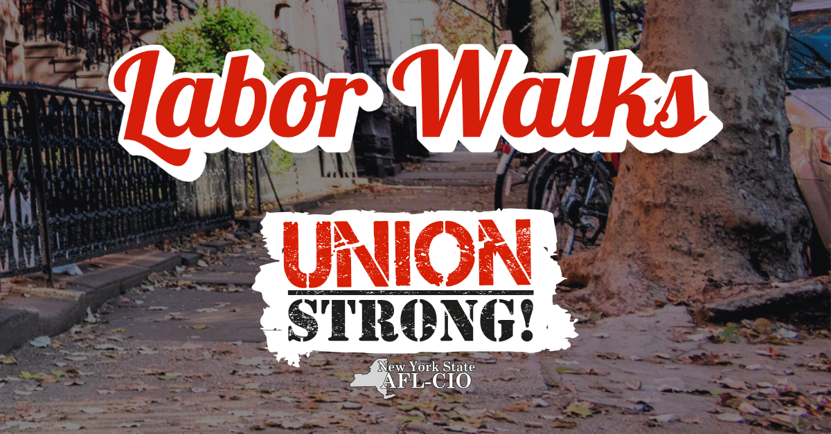 HVALF Labor Walk for Union Strong Candidates in Hudson!