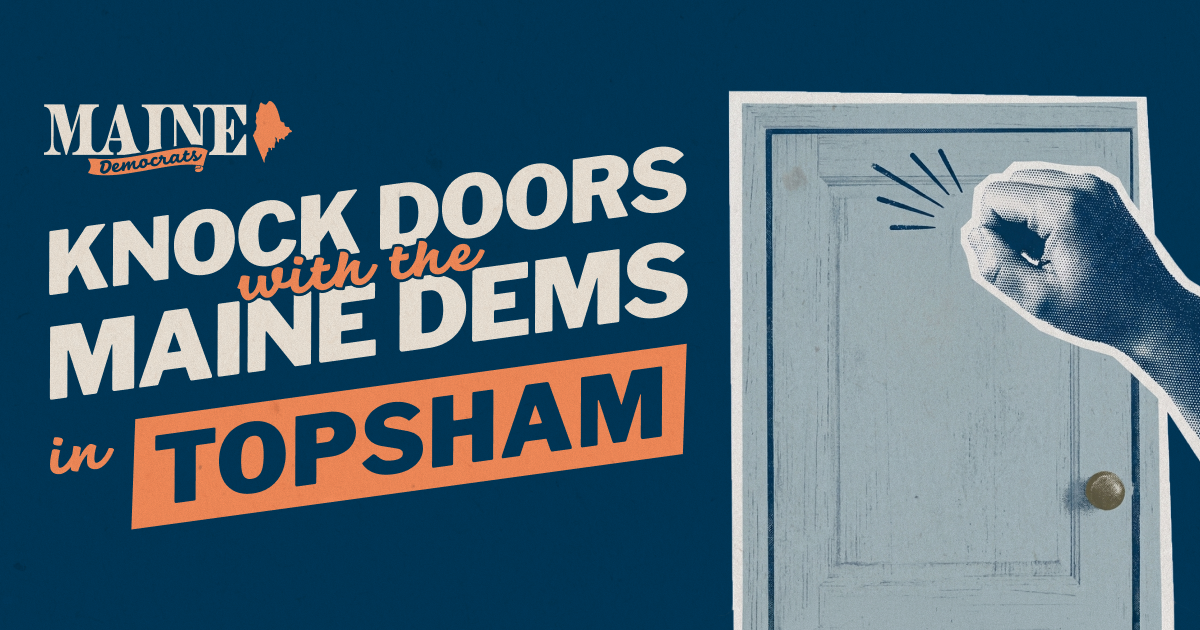 Topsham Weekend Canvass! image