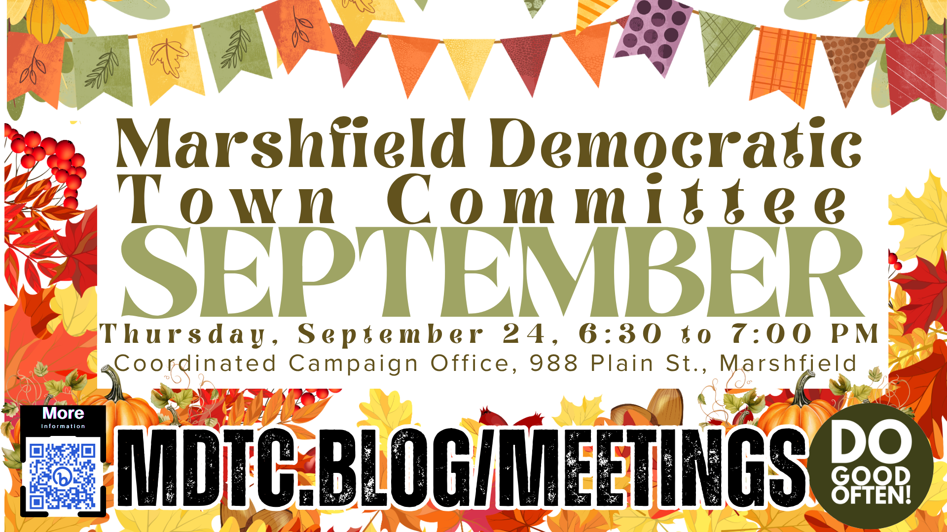 Marshfield DTC monthly meeting image