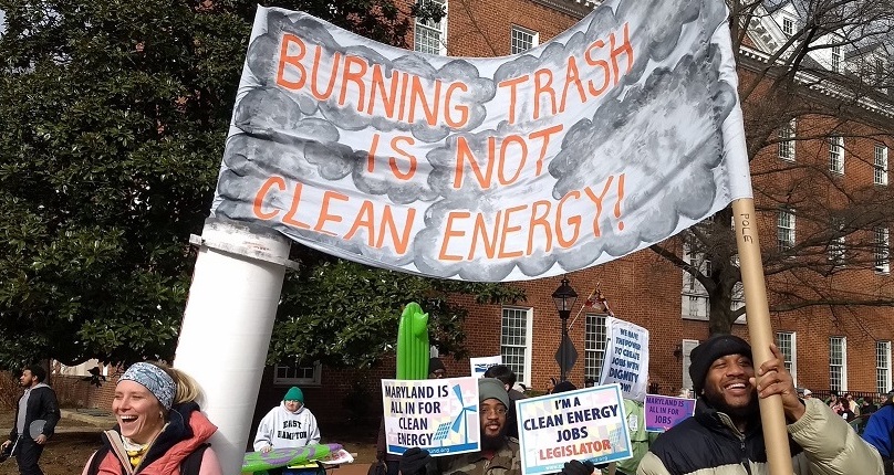 Annapolis, MD: Burning Trash Is Not Renewable Energy! Press Event & Rally