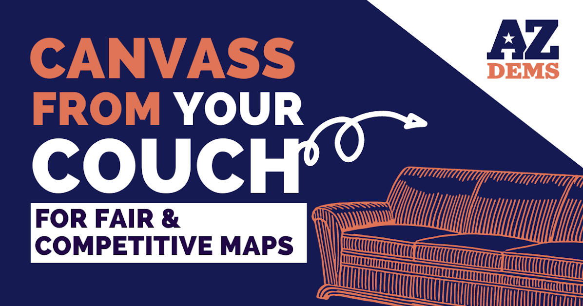Canvass from Your Couch for Redistricting · Project 15/30