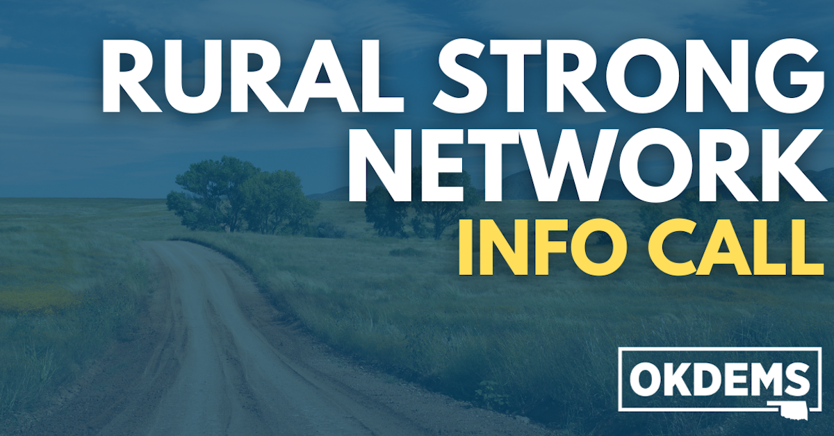 Rural Strong Network: Oklahoma Call · Mobilize