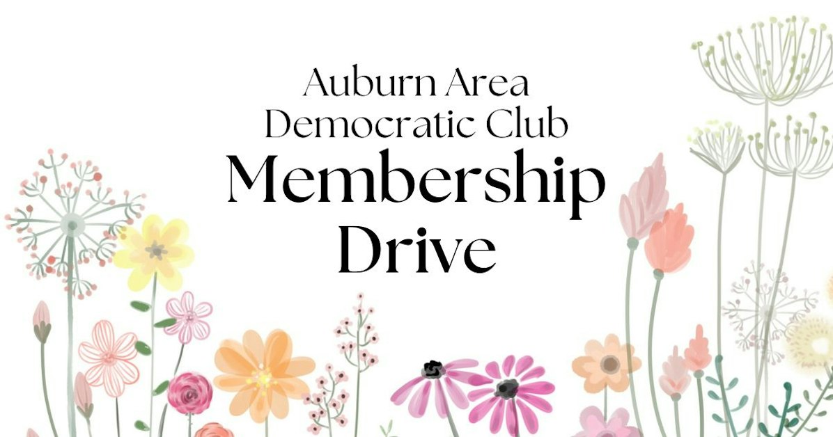 Auburn Area Democratic Club Membership Drive · Democratic Party of ...