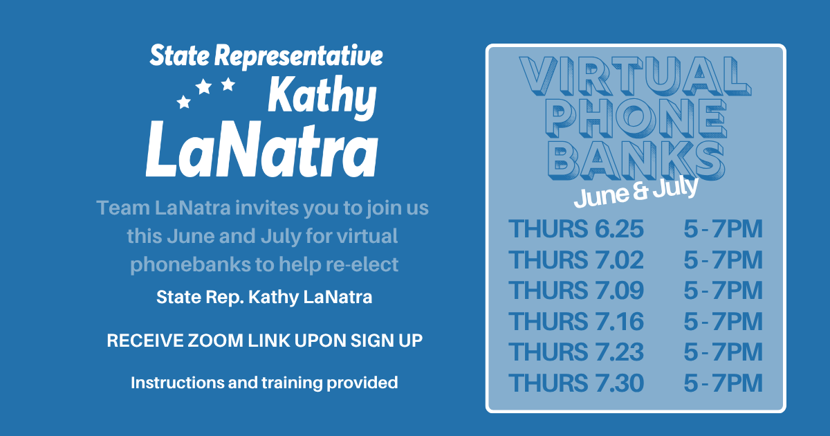 Phonebank with Team LaNatra! VIRTUAL image