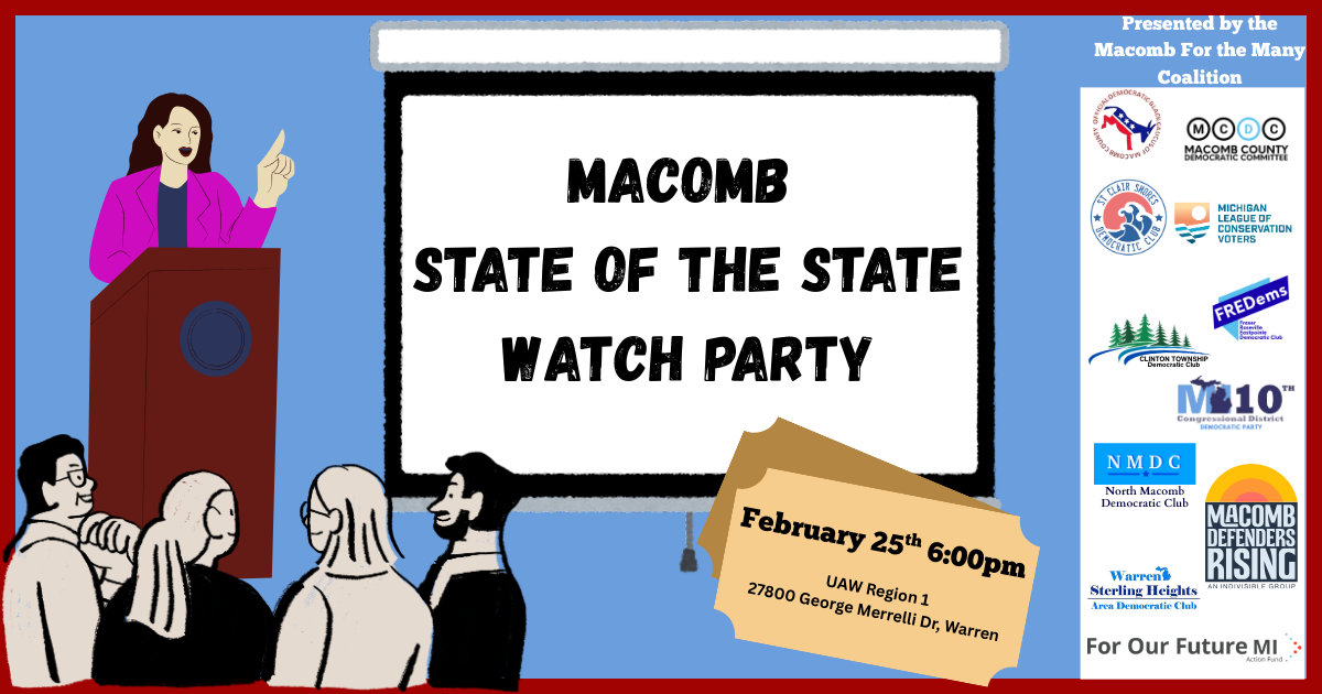 Macomb State of the State Watch Party!