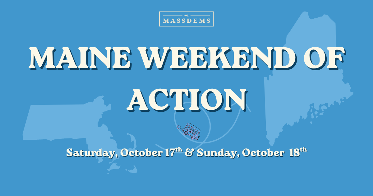 MassDems Bus Trip - Volunteers Needed in Maine! image