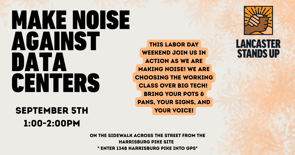 Make Noise Against Data Centers