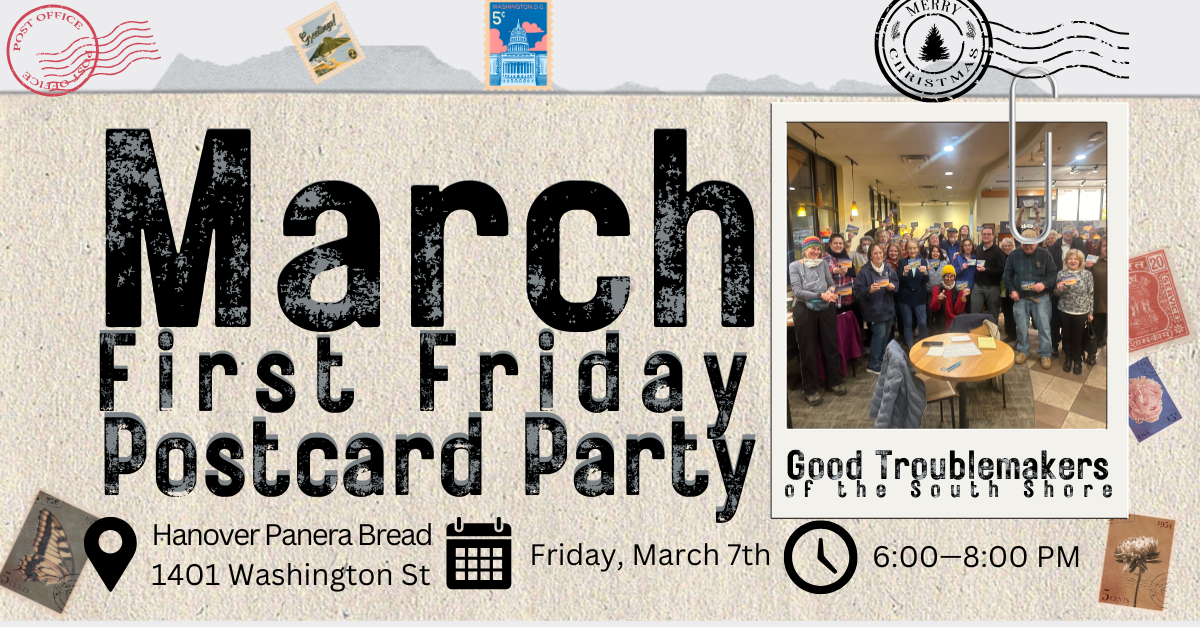 First Friday Postcard Party (March) image