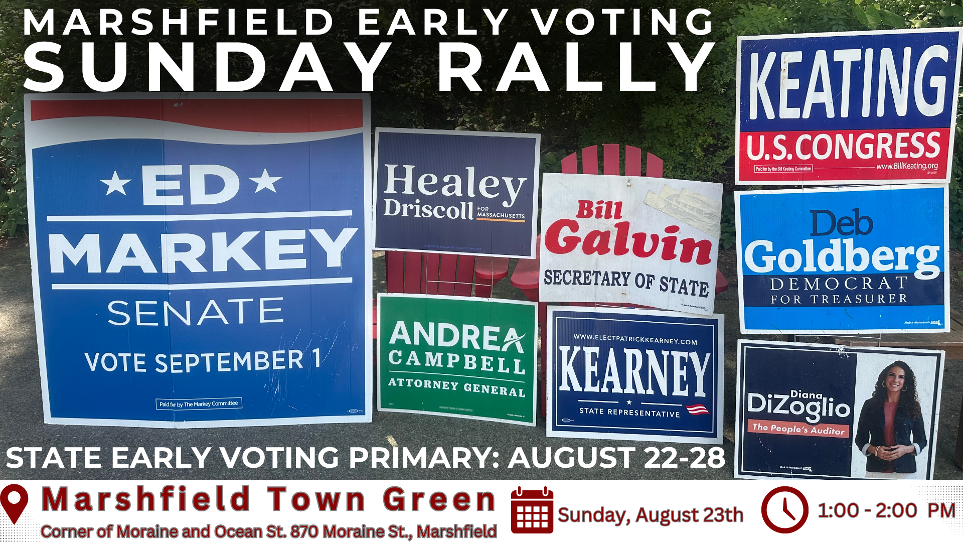 Early voting rally image