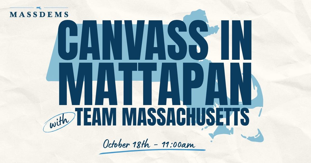 Canvass with Team Massachusetts in Mattapan image