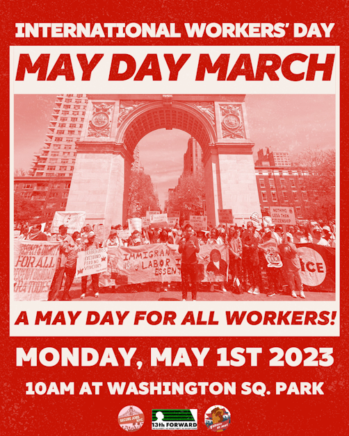 May Day Rally & March For ALL Workers In New York State! · Mobilize