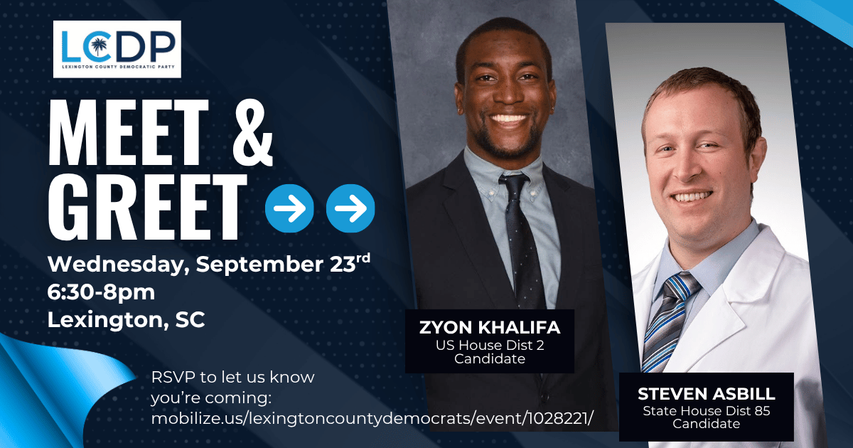 Candidate Meet & Greet in Lexington - Zyon Khalifa and Dr. Steven Asbill image
