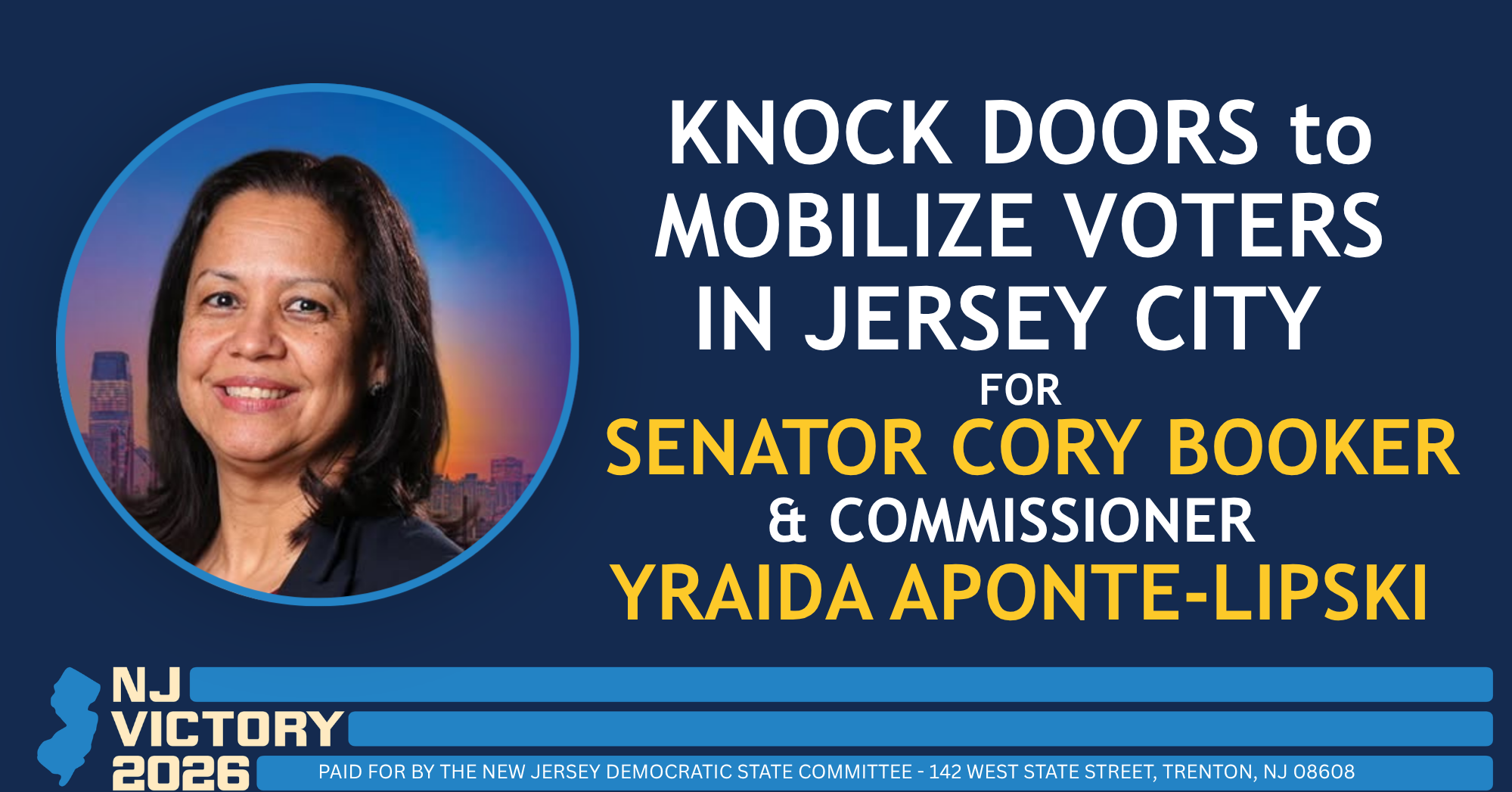 Weeknight Knock on Doors Jersey City image