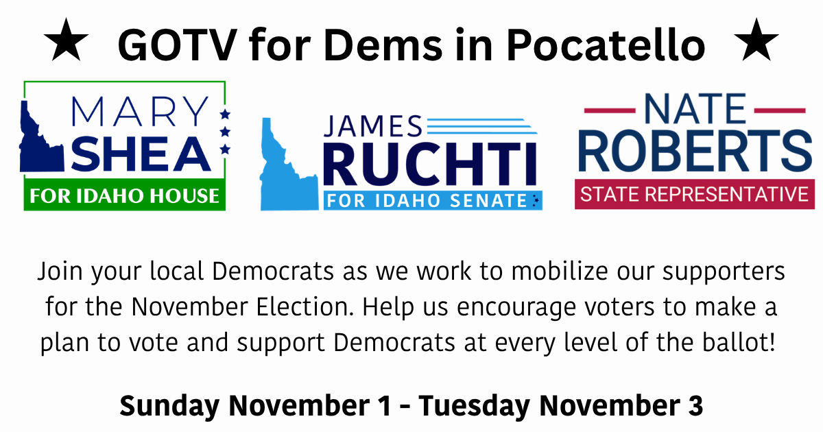 GOTV Door Knock Pocatello