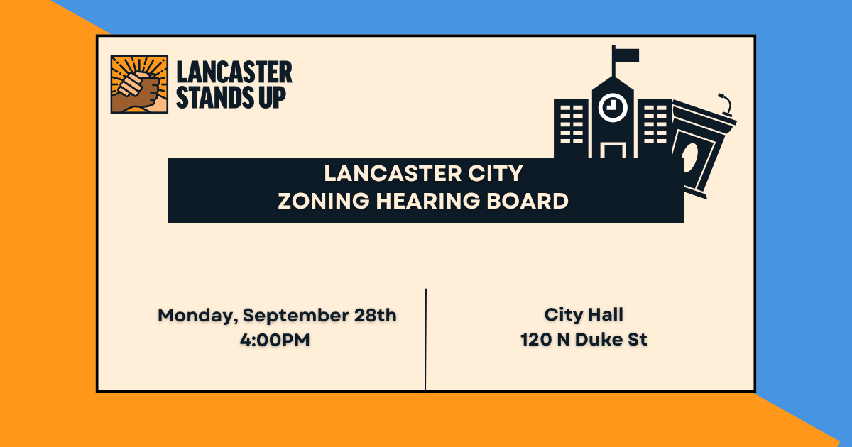 Lancaster City Zoning Hearing Board!