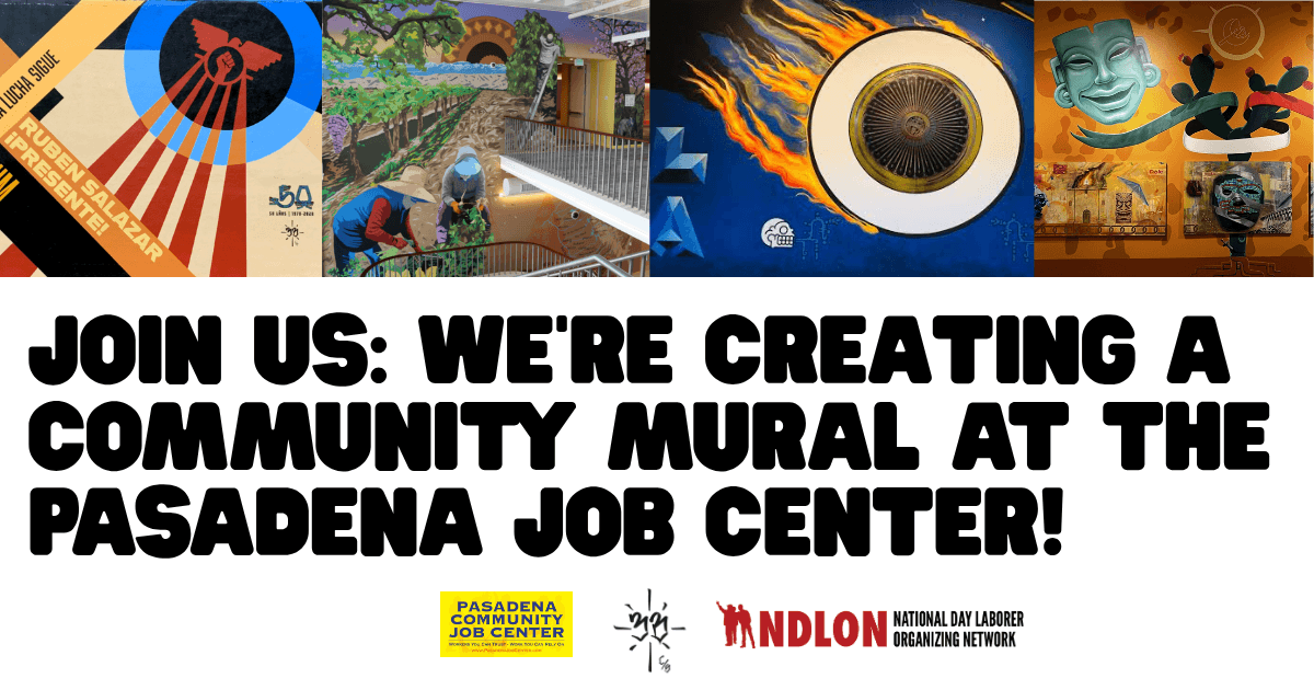 Community Mural Creation at the Pasadena Job Center