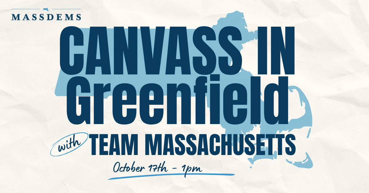 Canvass with Team Massachusetts in Greenfield! image