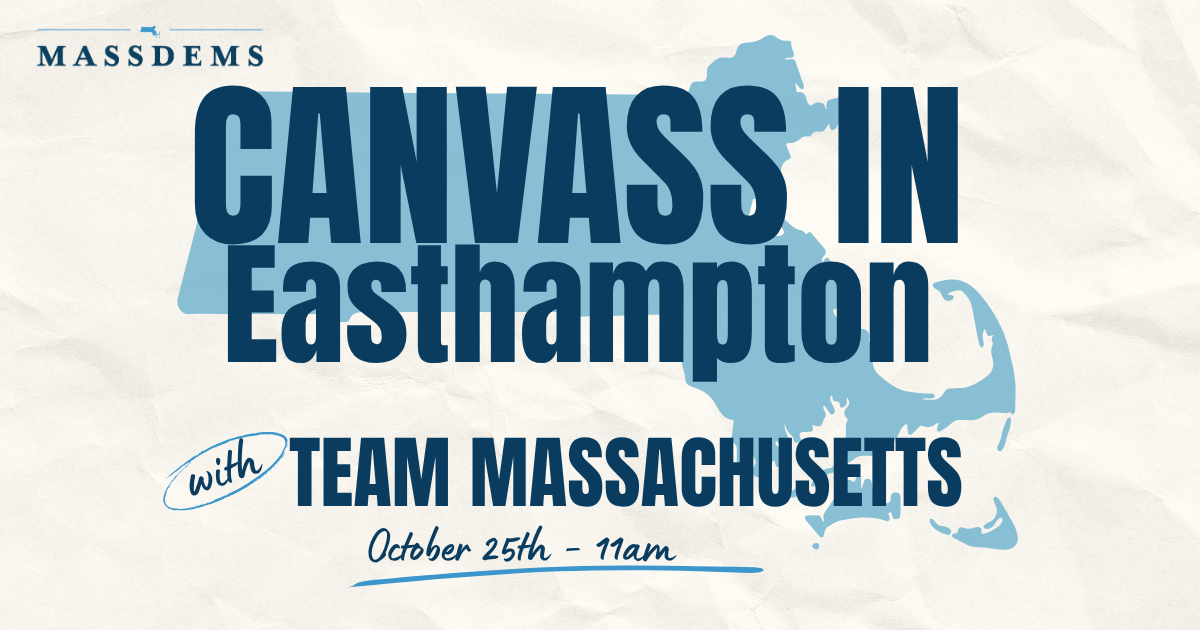 Canvass with Team Massachusetts in Easthampton! image