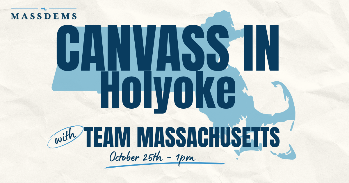 Canvass with Team Massachusetts in Holyoke! image