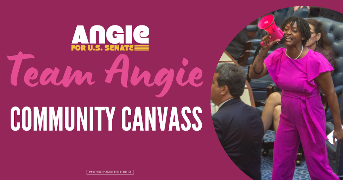 Angie For FL: St Johns Canvass · Angie for Florida