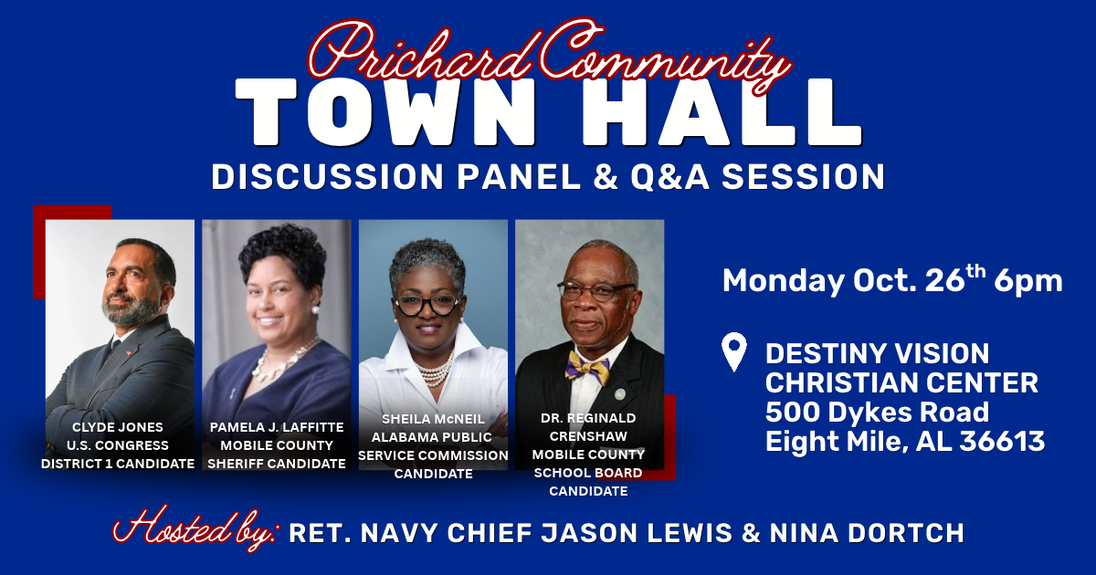 Prichard Community Town Hall | Panel & Q&A · Mobilize
