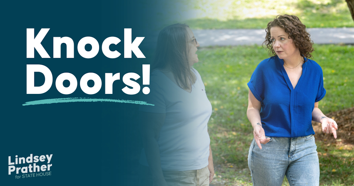 Knock Doors With Lindsey Prather! · Prather For Nc