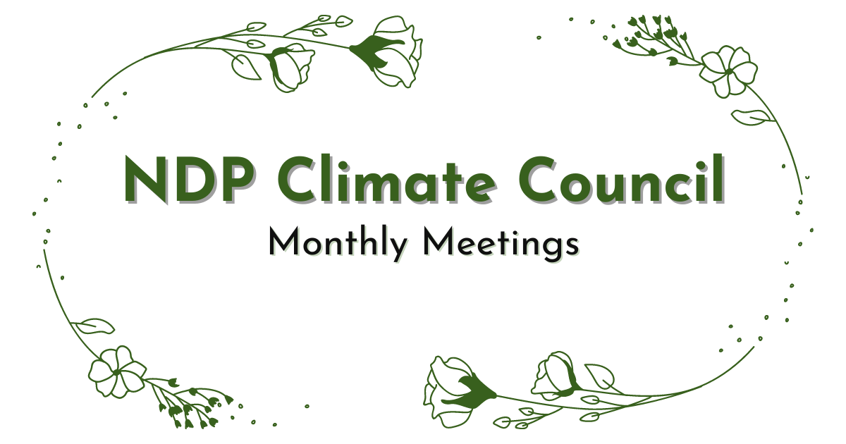 Climate Council Monthly Meeting