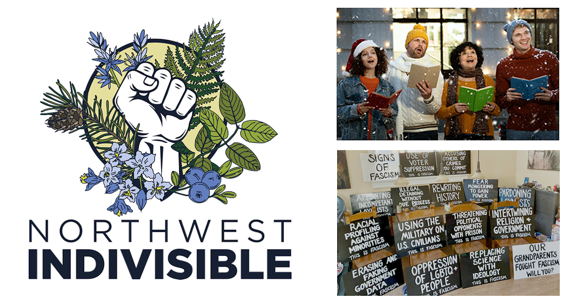 Caroling & Sign Wave at the Olympia Farmers' Market · Mobilize