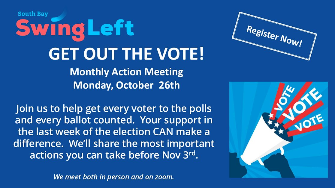 South Bay Swing Left Monthly Action Meeting · Mobilize