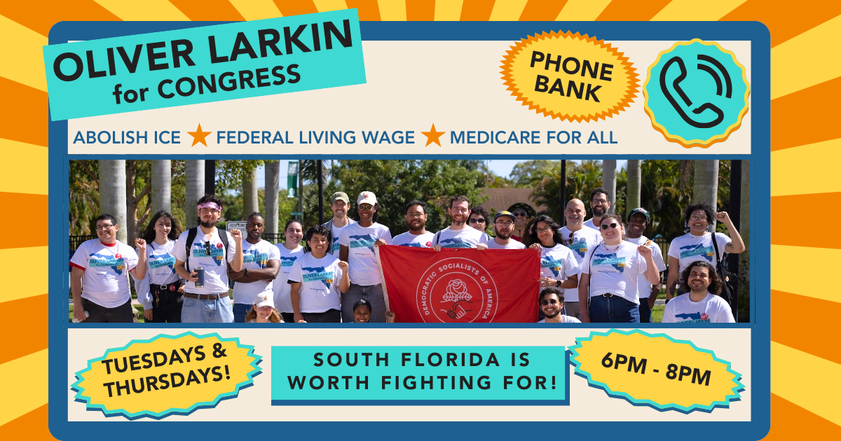 Weekend Phonebank for Oliver Larkin! image