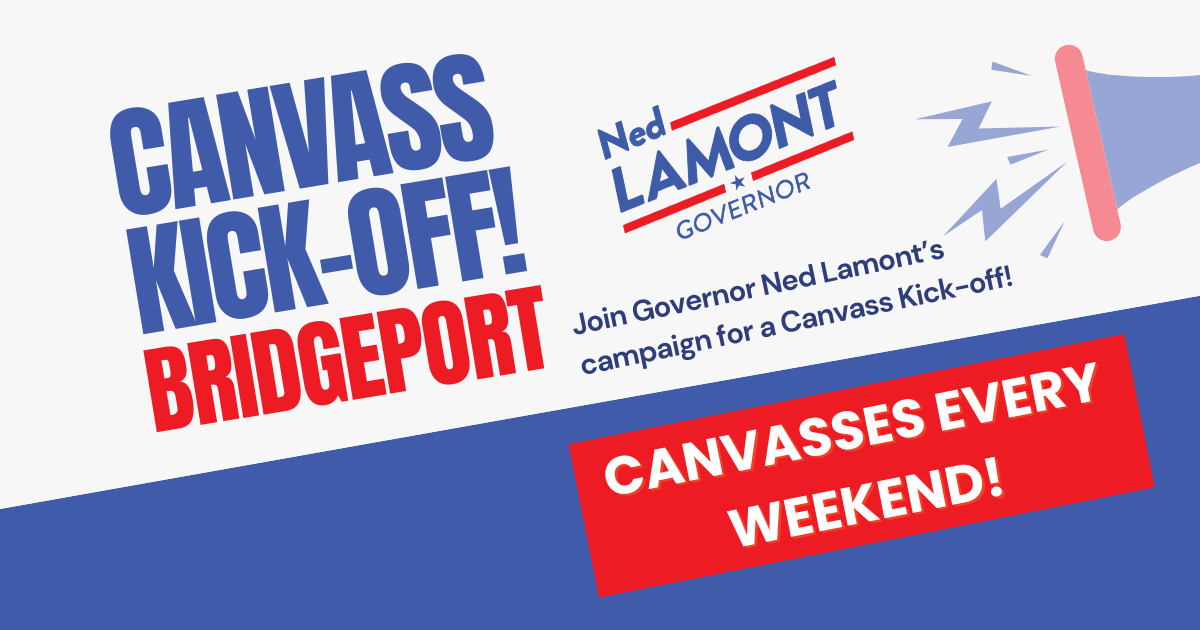 Ned for CT Canvass Kick-off - Bridgeport! image