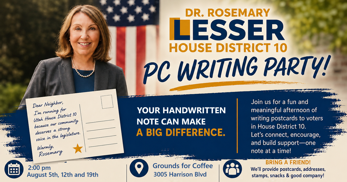 Postcard Writing Party