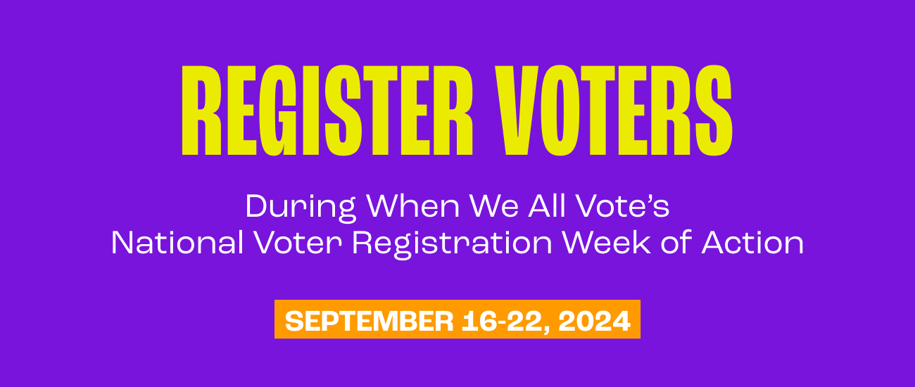 Brown Girl Economics Voters Registration Drive | National Voter Registration Week of Action