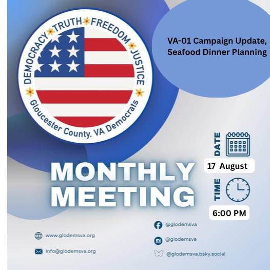 Gloucester Democrats Monthly Meeting image