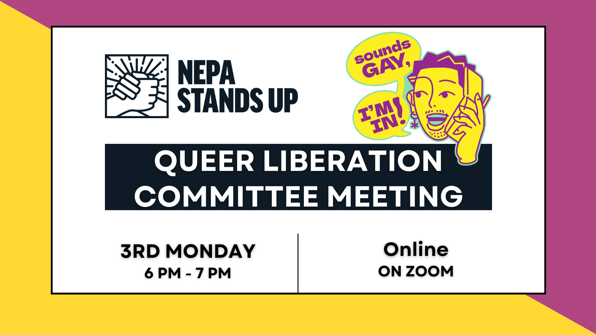 NEPA Stands Up Queer Liberation Committee Meeting