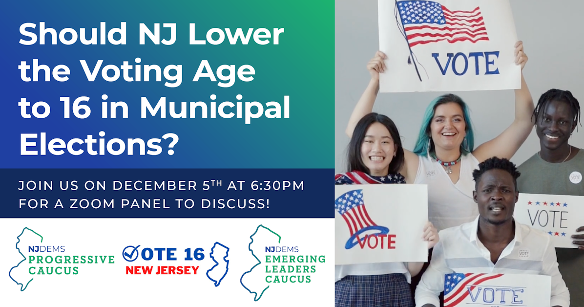 Panel Discussion on Lowering the NJ Voting Age to 16 in Municipal ...