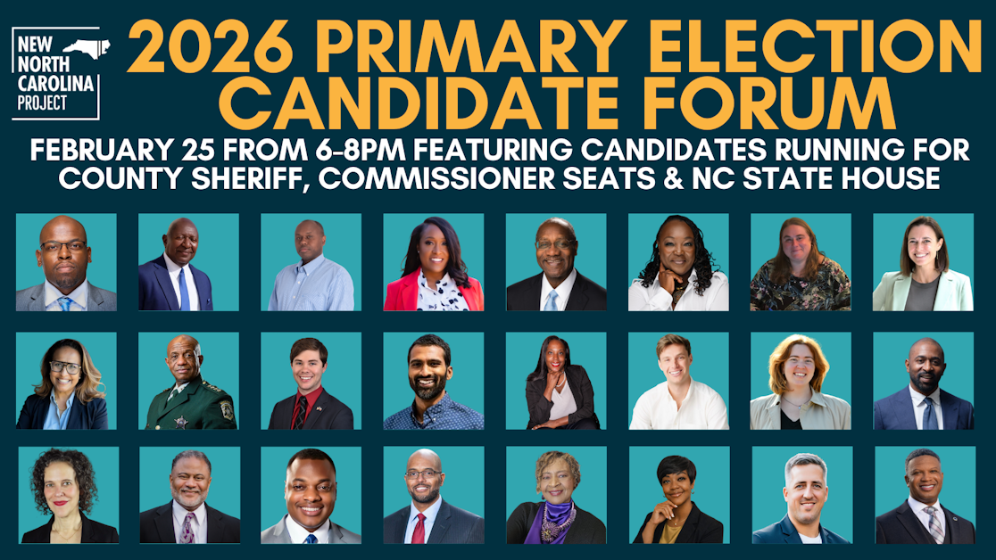 Mecklenburg County 2026 Primary Election Candidate Forum · New North ...