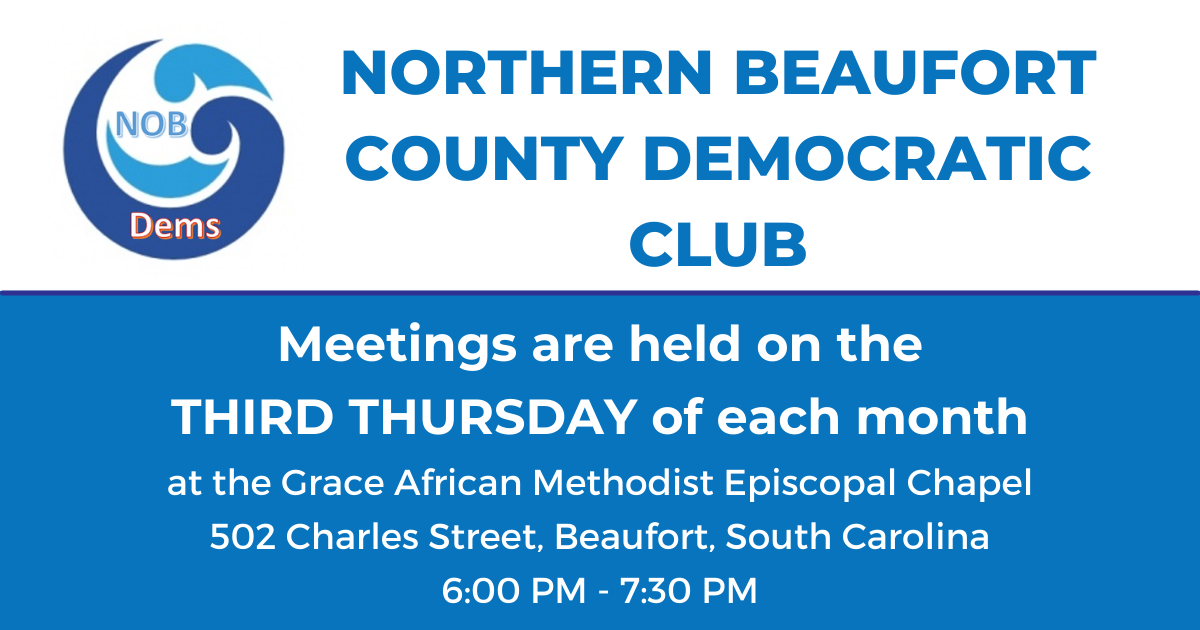 Northern Beaufort County Democratic Club Meeting