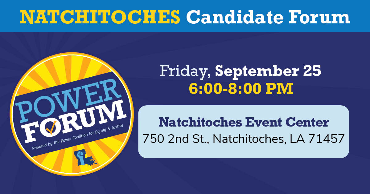 Fall Candidate Forum Natchitoches